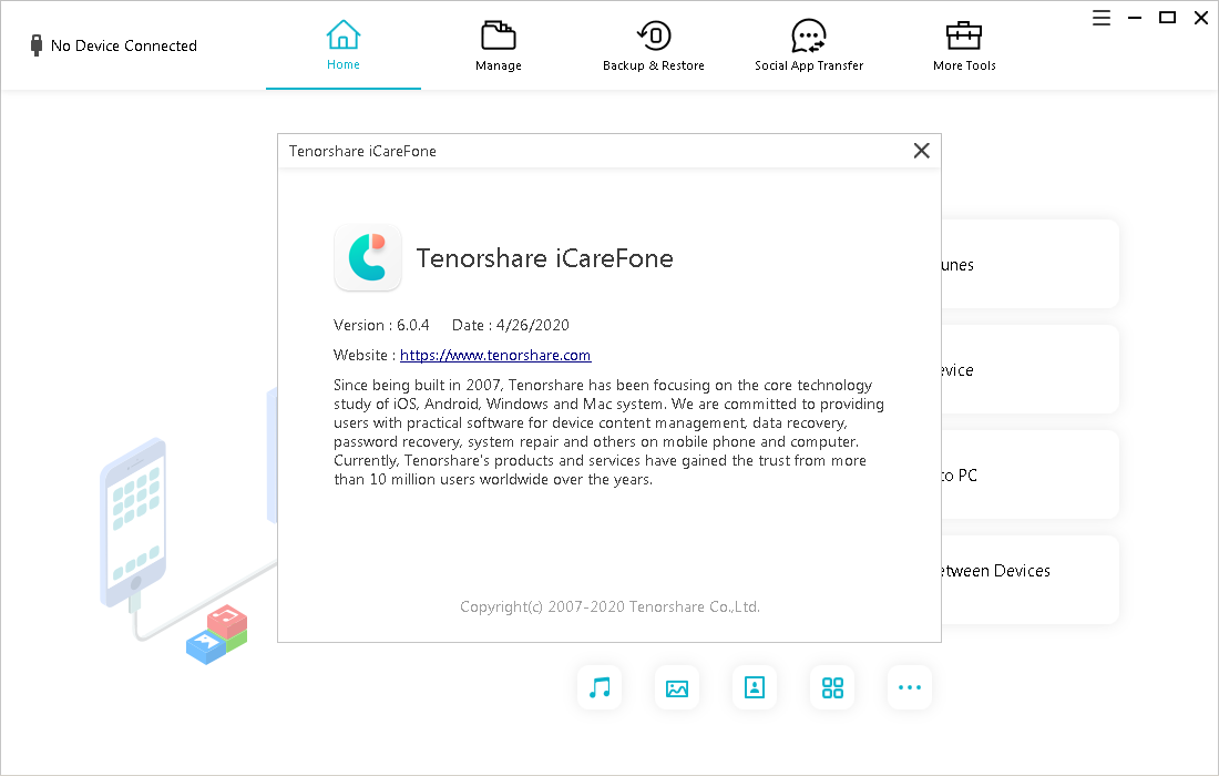 Tenorshare iCareFone 5.3.0 Crack