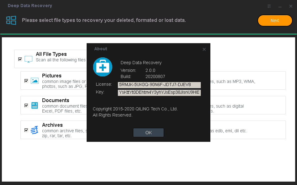 key togethershare data recovery