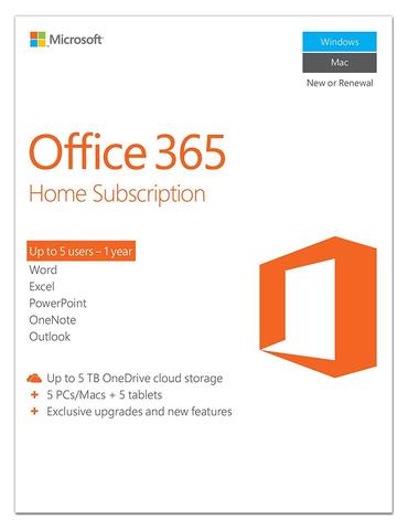 Microsoft Office 365 Home Premium Product Key Card