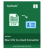 SysTools CSV to vCard for MAC