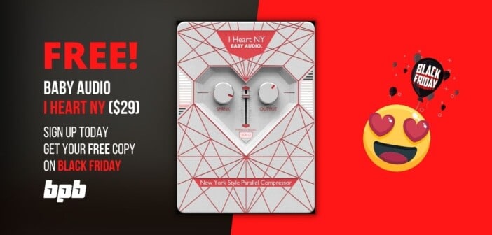 BABY Audio offer the I Heart NY ($29 retail price) parallel compressor effect as an exclusive FREE