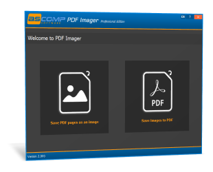 PDF Imager: Easily convert PDF pages into images and images to PDF files.