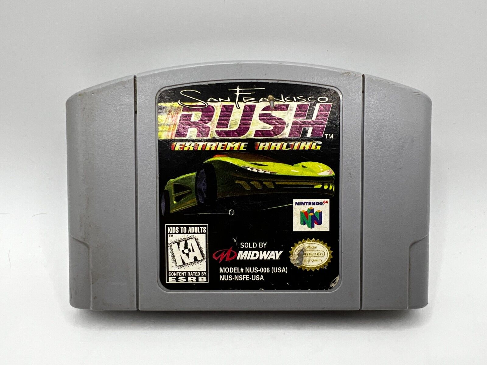 San Francisco Rush Extreme Racing Nintendo 64 N64 Authentic Cartridge Only