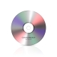 Vector Realistic Multicolor Blank CD, DVD