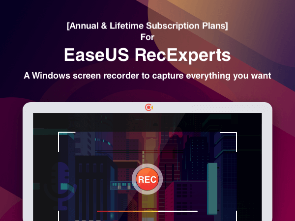 EaseUS RecExperts Windows Screen Recorder [Annual Plan]