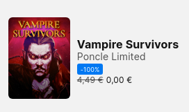 Vampire Survivors from Epicgames