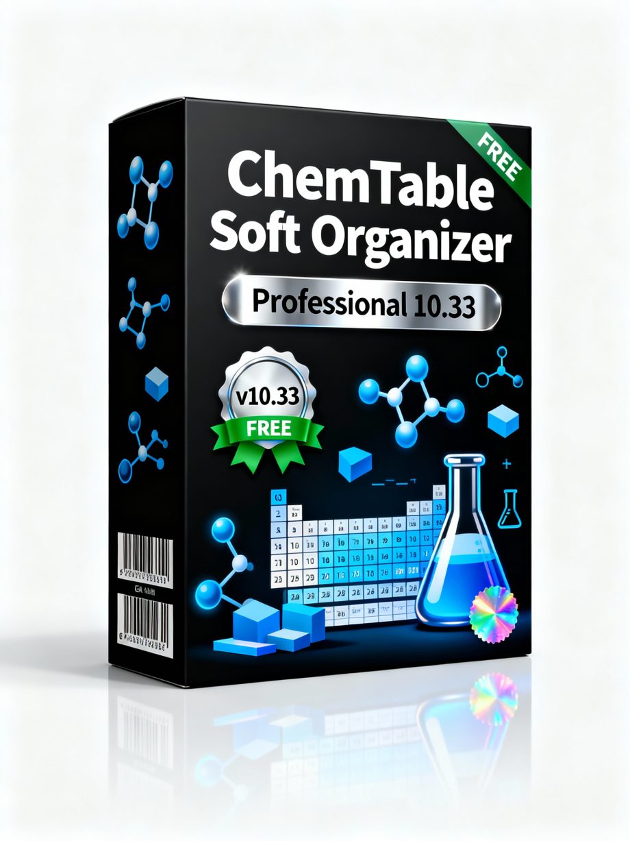Free ChemTable Soft Organizer Professional 10.33 ChemTable Soft Organizer Pro 10.33