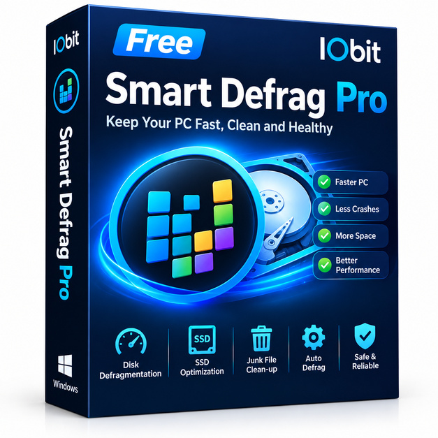 Free IObit Smart Defrag Pro 12.0 IObit Smart Defrag Pro