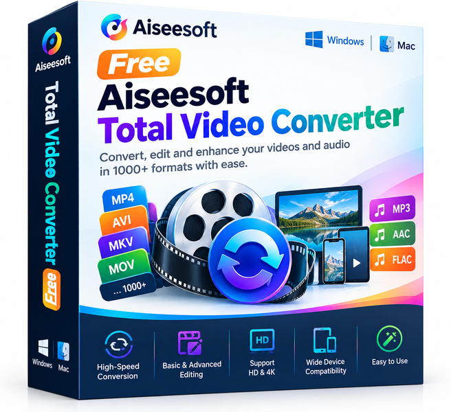 Free Aiseesoft Total Video Converter 9.2.70 Aiseesoft Total Video Converter