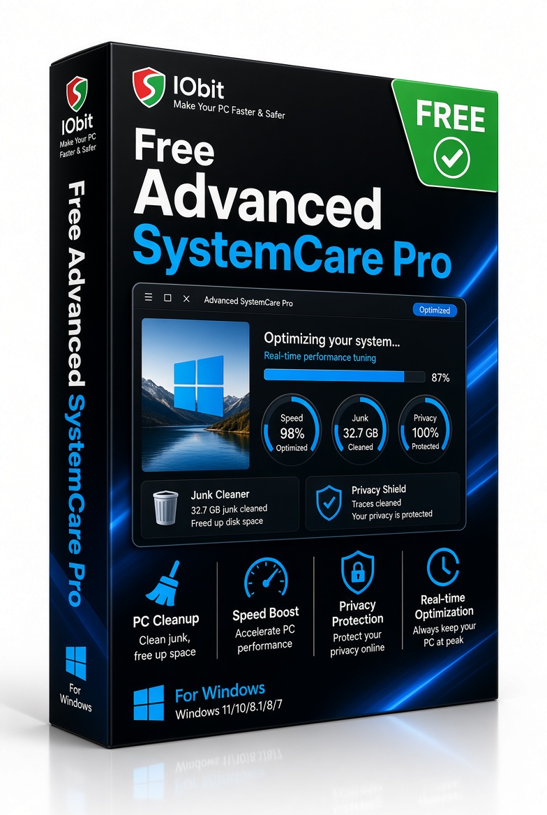 Free Advanced SystemCare Pro 20.0 Free Advanced SystemCare Pro