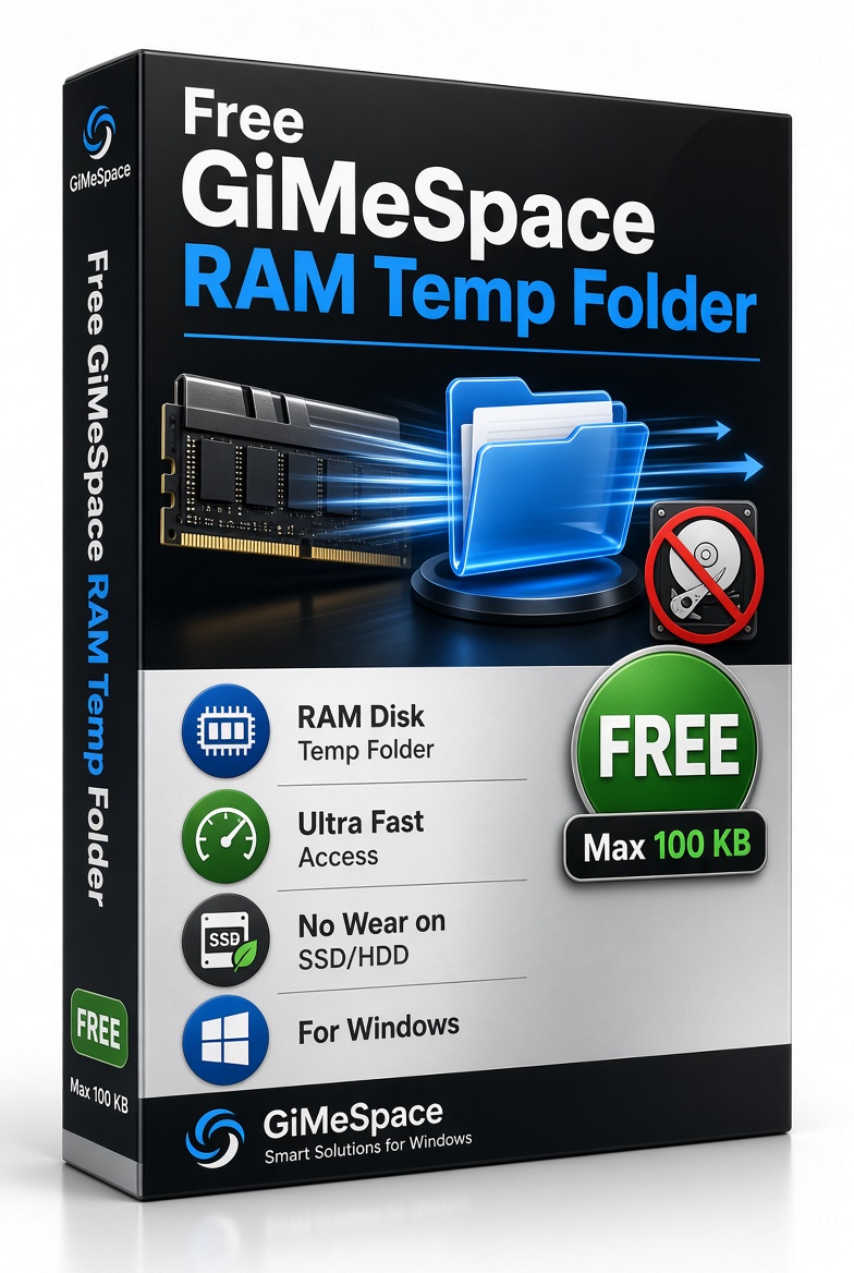 Free GiMeSpace RAM Temp Folder 2.0.1 Free GiMeSpace RAM Temp Folder