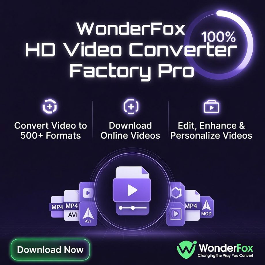 Free WonderFox HD Video Converter Factory Pro 28.9 Free WonderFox HD Video Converter Factory Pro