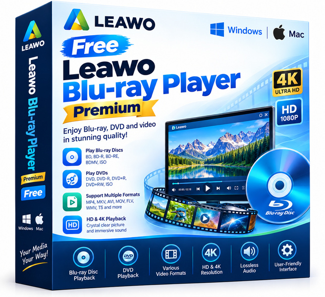 Free Leawo Blu-ray Player Premium Halloween 2026 (Win & Mac) Leawo Blu-ray Player Premium