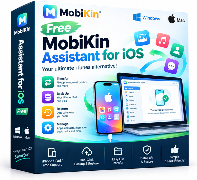 Free MobiKin Assistant for iOS 3.6.29 MobiKin Assistant for iOS